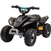 DecHome Macchina Elettrica Bambini 6V Quad Elettrico Batteria 3+ Nero 1690BK DecHome