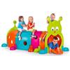 Feber Gioco Bambini Tunnel Modulare Plastica 178 cm Multicolore Feberguss Feber