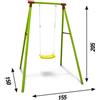 New Plast Altalena Giardino Bambini in Metallo Seduta Singola 205 cm New Plast Flamingo
