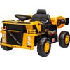 DecHome Camion Elettrico per Bambini 3-5 Anni con Musica e Fari Giallo 140YLS404 DecHome