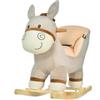DecHome Cavallo A Dondolo Stile Asino Seduta Imbottita Suono 18-36 Mesi DecHome 330110