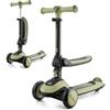 Kinderkraft Halley Monopattino per Bambini da 1+ Anni Verde KRHALL00GRE0000 Kinderkraft