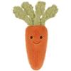 Apricot Lamb Carota Cibo peluche per bambini, morbido peluche per bambine e ragazzi, morbido carota cibo, arancione, 22 cm