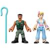 Fisher-Price Pixar - Toy Story 4 Imaginext Bo Peep e Combat Carl Mini Personaggi, per Bambini da 3+ Anni, GFD13