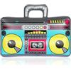 FunX Ghetto Blaster gonfiabile, anni '80 '90, accessorio per carnevale, feste e costumi, pulsante per il bagno, aerobica, abbigliamento Hip Hop, 38 x 28 cm (piccolo)