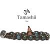 Tamashii Bracciale mini Tamashii in pietra collar verde BHS601-218