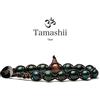 Tamashii Bracciale Tamashii stone collar verde BHS900-218 a un giro da 8 mm