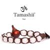 Tamashii Bracciale Tamashii BHS911-199 in giada rosa diamond cut