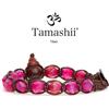Tamashii Bracciale Tamashii BHS911-34 agata rossa diamond cut
