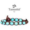 Tamashii Bracciale Tamashii BHS911-7 in turchese diamond cut