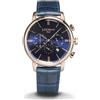 Locman 1960 Crono blu dorato rosa pelle 0254R02R-RRBLRGPB