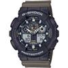 G-Shock Orologio G-Shock GA-100TU-1A3ER nero e verde miltare