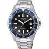 Vagary Orologio Vagary Aqua39 da uomo nero blu acciaio VD5-112-55
