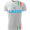 Vestin M-Italy T-Shirt Padel in Tessuto Dry Fit Unisex - Lazio - Elasticizzato e Traspirante Maglietta Maglia Super vestibilità Top qualità (IT, Testo, XXL, Regular, Regular, Bianca)