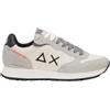 SUN68 Z44103 Sneakers Con Lacci In Tessuto/camoscio Uomo BIANCO PANNA 42