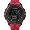 Timex Orologio da uomo UFC Rush da 52 mm, cinturino rosso, quadrante digitale, cassa nera TW5M59200