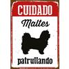 Magnet & Steel 23 - 8271 Segnale A5 Cura maltes patrullando, 14.8 x 21 cm