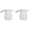 W WIDMANN Milano Party Fashion 3281J - Jabot in Raso, Bianco, Accessorio, 17° e 18° secolo, Festa a Tema, Carnevale