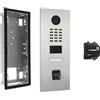 EKEY DoorBird D2101FV - Stazione porta sLine Fingerprint (alloggiamento in acciaio inox V4A, alloggiamento a incasso, impronte digitali, controller, con impronte digitali per montaggio a incasso, 15