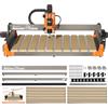 FoxAlien 3S 8040 Kit di estensione asse X con pannello anti-schizzi ibrido a T per macchina router CNC Masuter 3S, per grandi progetti di intaglio e incisione (estende l'asse X a 800 mm)