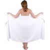 Betz Telo da Bagno Teli da Bagno Asciugamano per la Sauna XXL Dresden 100% Cotone Diverse Misure Colore Bianco Dimensione 100 cm x 180 cm