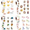OMJMYY Adesivi Animali per Bambini, 2000 Pezzi in 4 Rotoli, Stickers Motivazionali per Ricompensa, Decorazione Fai da Te, Regalo Educativo