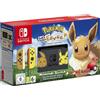 NINTENDO SWITCH CONSOLE: PIKACHU & EEVEE ED + POKEMON: LET'S GO! + POKÈBALL NEW