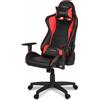 Arozzi Sedia da Gaming in Similpelle Cm 53 x 50 x 137 Nero e Rosso MEZZO-V2-RED Arozzi
