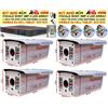 KIT VIDEOSORVEGLIANZA AHD 4 TELECAMERE 3MP FOCALE SONY 4 LED+ DVR + HD 2TB +CAVI