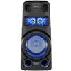 Sony Sistema Audio MP3 4 cm 30 cm Sistema PA Nero Wireless Sony Mhcv73D
