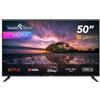 Smart Tech Smart TV 50" 4K UHD Display LED Sistema Vidaa Classe E Nero 50UV10T1 Smartech