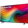 Lg Smart TV 75 Pollici 4K Ultra HD Display NanoCell Web OS Nero 75NANO82T6B.API Lg