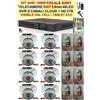 KIT 1080P VIDEOSORVEGLIANZA AHD 8 TELECAMERE DOME 5MP SONY+DVR+CAVETTERIA+HD2TB