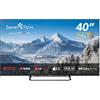Smart Tech Smart TV 40" FHD LED Web OS DVBT2/C/S2 Classe E Wi-Fi Nero 40FW01V Smart Tech