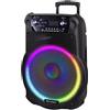 TREVI Altoparlante Wireless 200W con Microfono e Maniglia Nero Xfest 0X160000 Trevi