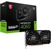 MSI Scheda Video NVIDIA 8 GB GDDR6 GEFORCE RTX 4060 VENTUS 2X BLACK 8G OC MSI