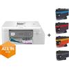 Brother Stampante Multifunzione Inkjet a Colori A4 + Cartucce Brother MFC-J4335DWXL