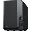 SYNOLOGY Server NAS con 2 Hard Disk 3.5"/2.5" DD R4 2GB-2X1GBE-3USB3.2 DS223 SYNOLOGY