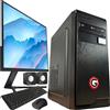 Golook KIT PC Fisso Dekstop i5 16GB SSD 240GB + Monitor 24" + Tastiera Mouse Wireless +