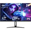 Minifire Monitor Gaming 24" FHD 180Hz, IPS, 1ms,Adaptive Sync,110% sRGB, Mmonito
