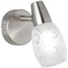 TRIO INTERNATIONAL Faretto COLMAR in vetro bianco E14 - R80021007