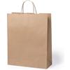 Subito disponibile 50 Pezzi Busta Shopper Carta Avana 32x40x12 cm