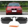 TTCR-II Copertura Specchietti Compatibile con Bmw E46 Calotte Specchietti 1998-2005 Tappi Specchietti 323i 323iT 325Xi 325XiT 325i 325iT 328i 330Xi 330i 316i 316ti 318i(Modello in Fibra di Carbonio)