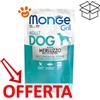 Monge Dog Grill Adult Merluzzo - Bustina Da 100 Gr - CONFEZIONE RISPARMIO
