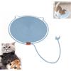 NOLACE 1 Pezzo (blu) Tappetino Tiragraffi per Gatti Antigraffio in Sisal Naturale Orizzontale Proteggi Tappeti e Divani. Graffiatoio in Cartone Ondulato Reversibile per Proteggere Mobili