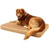 Maxtin - Letto per cani - Letto per cani grande, extra large- viscoelastico e ortodpedico - lavabile, idrorepellente e sfoderabile. (marrone, 110 x 75 x 10 cm)