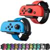 ZAONOOL Braccialetti in silicone migliorati per Just Dance 2024 2023 2022 2021 2020 Switch, fasce elastiche regolabili per controller OLED Switch & Switch, confezione da 2 per adulti e bambini