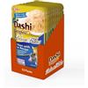 INABA Dashi Delights Delicate Flakes, Delicati Fiocchi in Brodo di Pollo con Tonno - Cibo Umido per Gatti, Snack per Gatti Con Proteine, Ingredienti Naturali - Pasto Complementare - 12 x 40gr