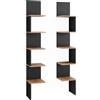 Vicco Libreria angolare da terra Paolo, Antracite, 28 x 175.4 cm Set di 2
