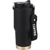 Lrocotanc Tazza Termica per Caffè - Thermos Caffè - Bicchiere Termico in Acciaio Inox 304, A Prova di Perdite, Doppia Parete Isolante, Bicchiere Termico per Bevande Calde e Fredde (Nero)